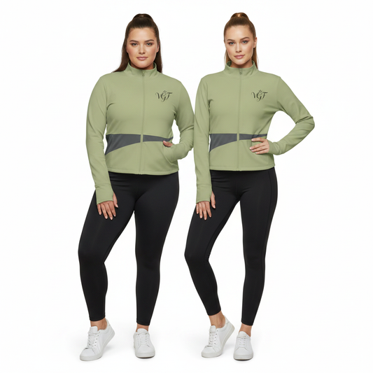 Sage green jacket - 2 women