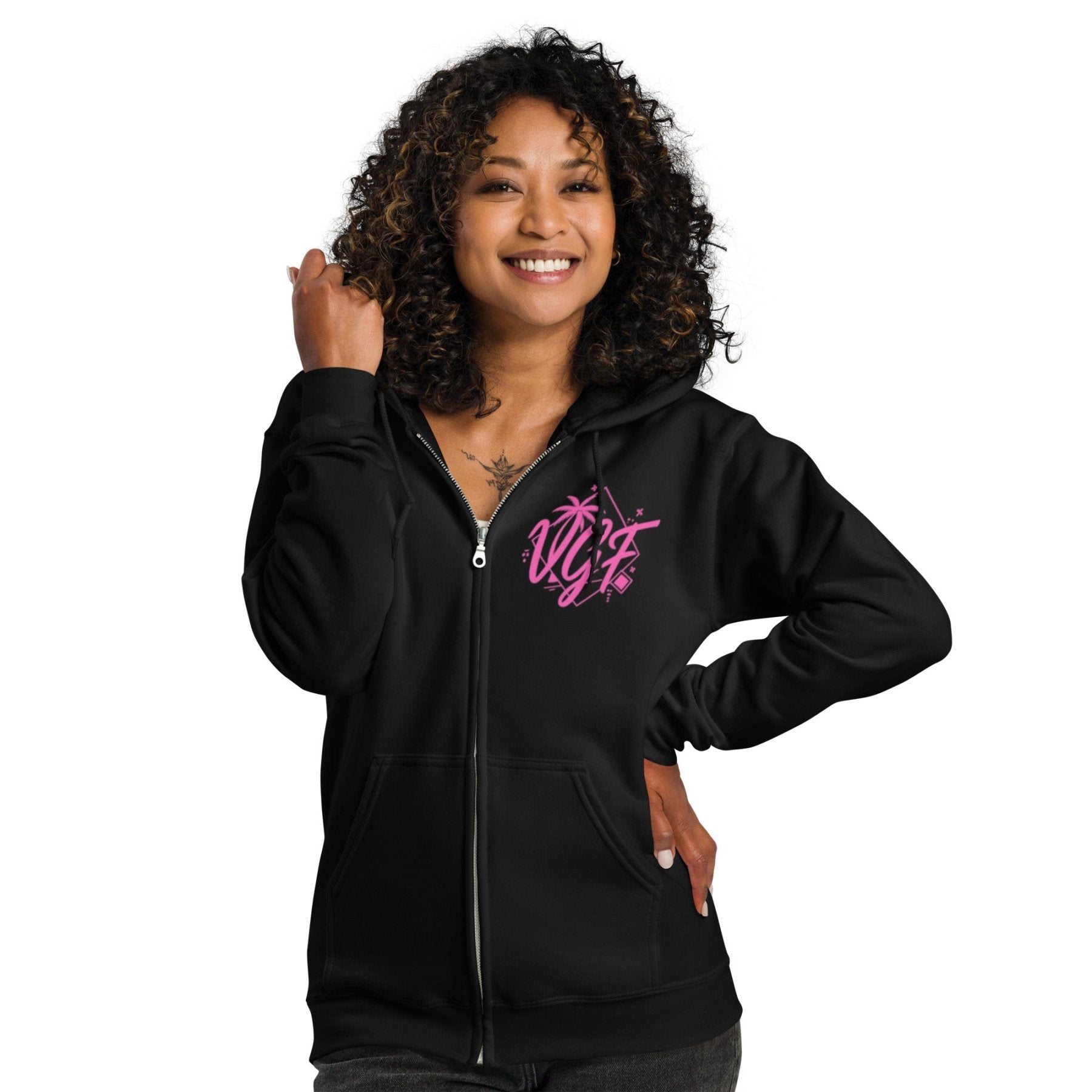 Vital Glow heavy zip hoodie - Vital glow fit