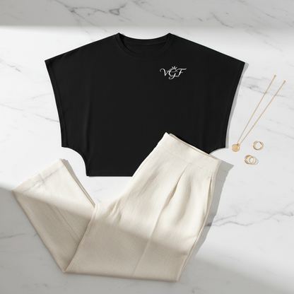 VGF Black Dolman Flat Lay