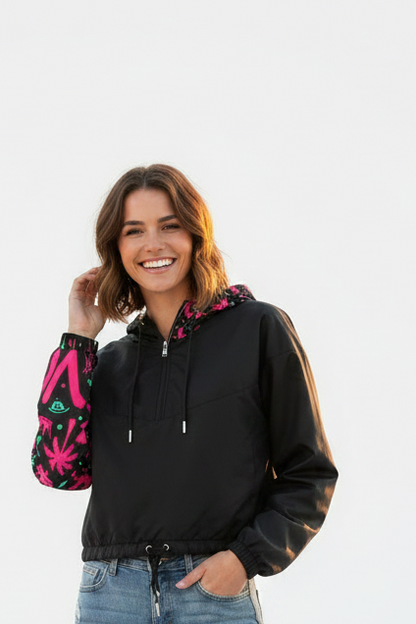 VGF Cropped Windbreaker - Model Shot
