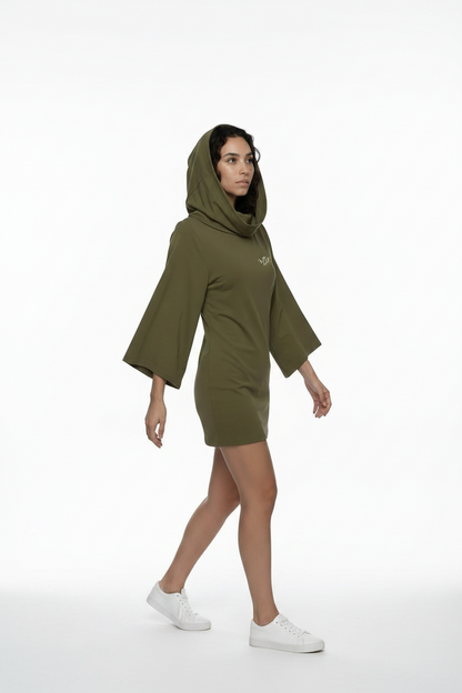 VGF Hoodie Dress White Logo