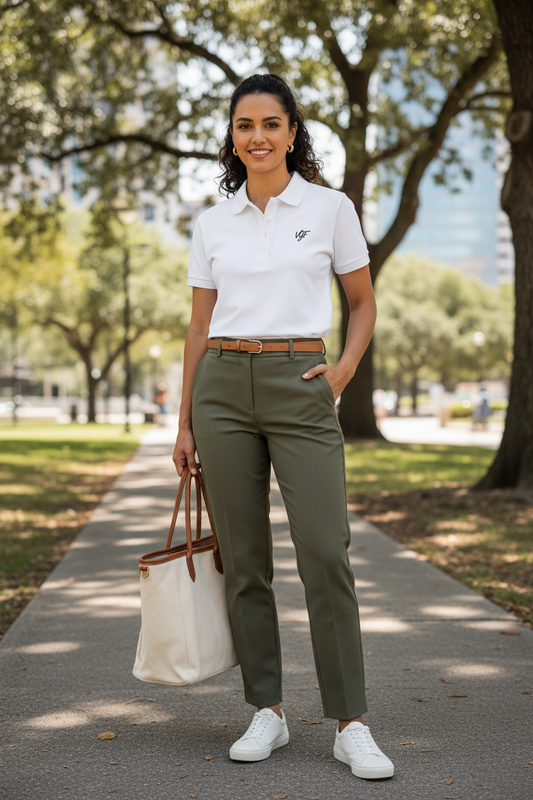 VGF White Polo – Outdoor Lifestyle