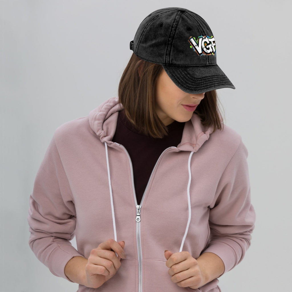 VGF Graffiti Cotton Twill Cap - Vital glow fit