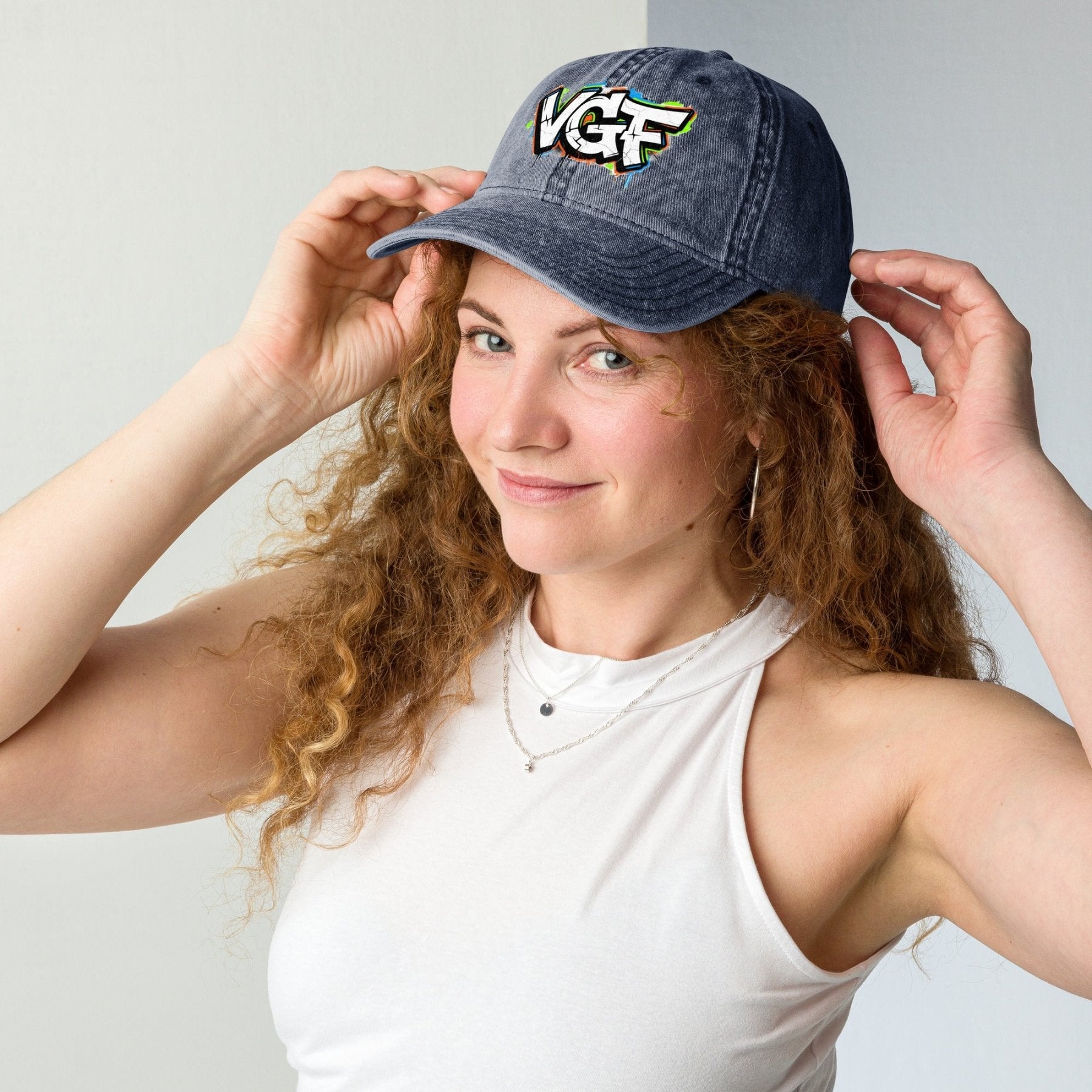 VGF Graffiti Cotton Twill Cap - Vital glow fit