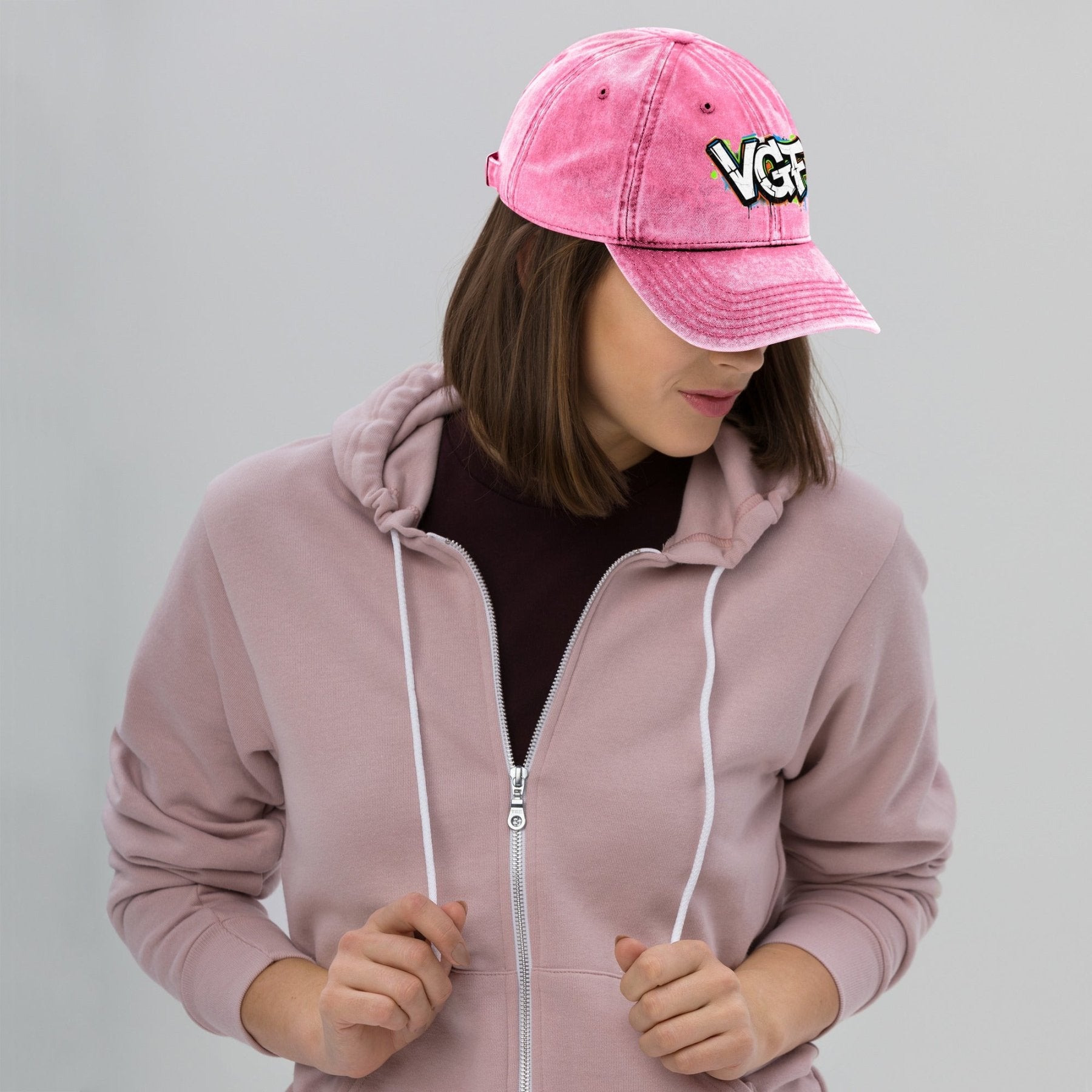 VGF Graffiti Cotton Twill Cap - Vital glow fit