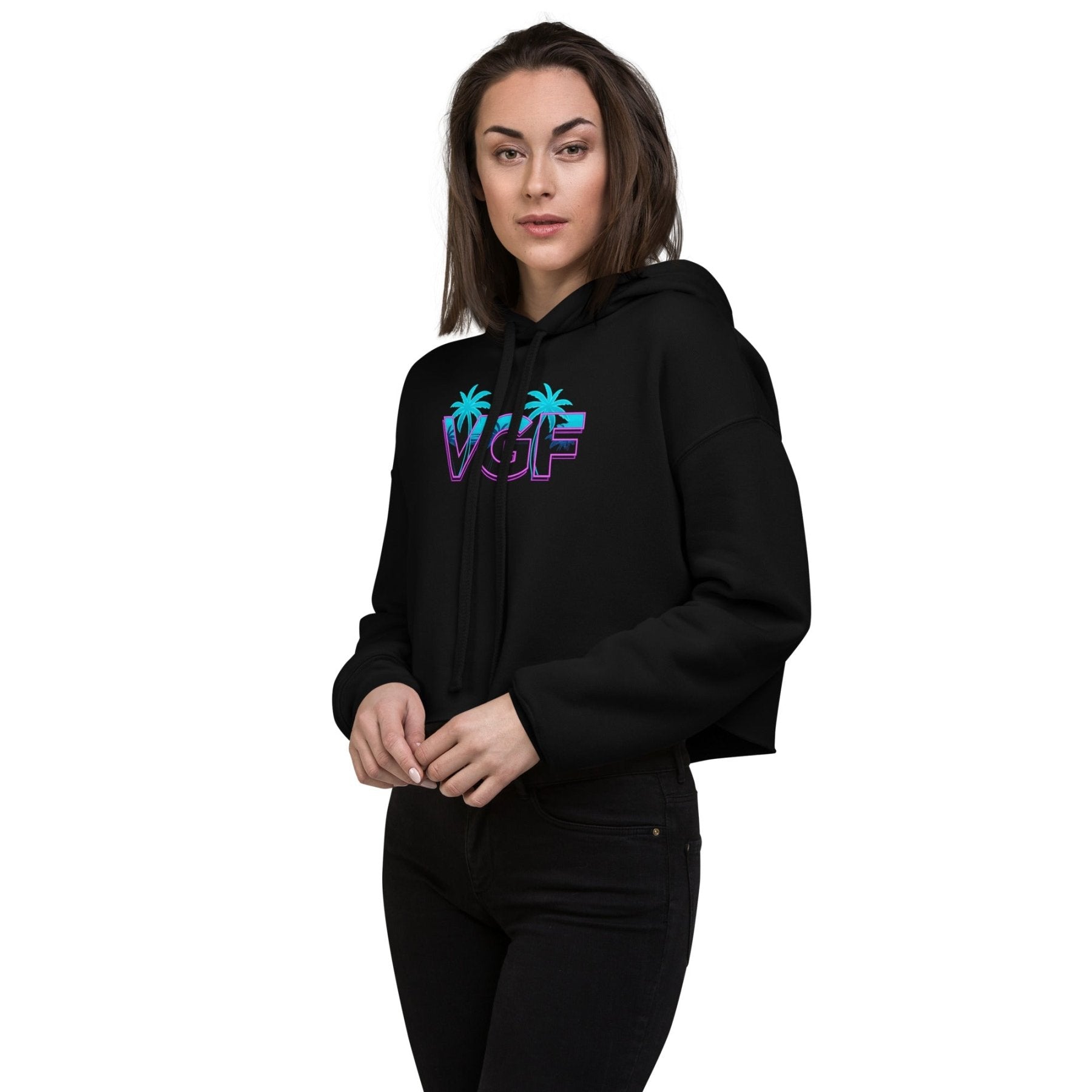 Vital Glow Crop Hoodie - Vital glow fit