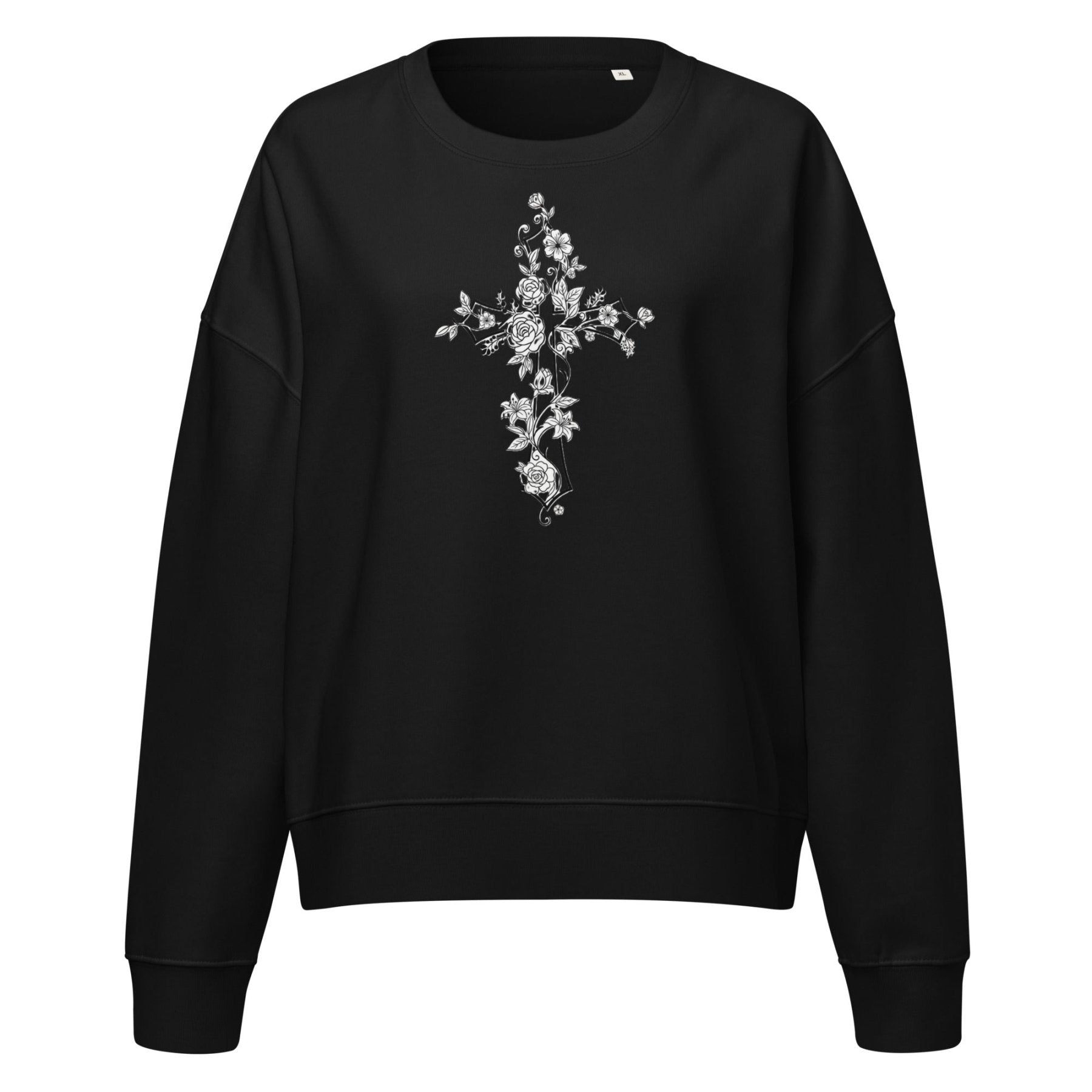 VGF Women’s organic crew neck sweatshirt - Vital glow fit