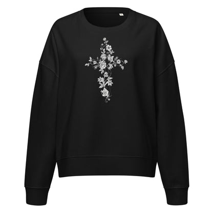 VGF Women’s organic crew neck sweatshirt - Vital glow fit