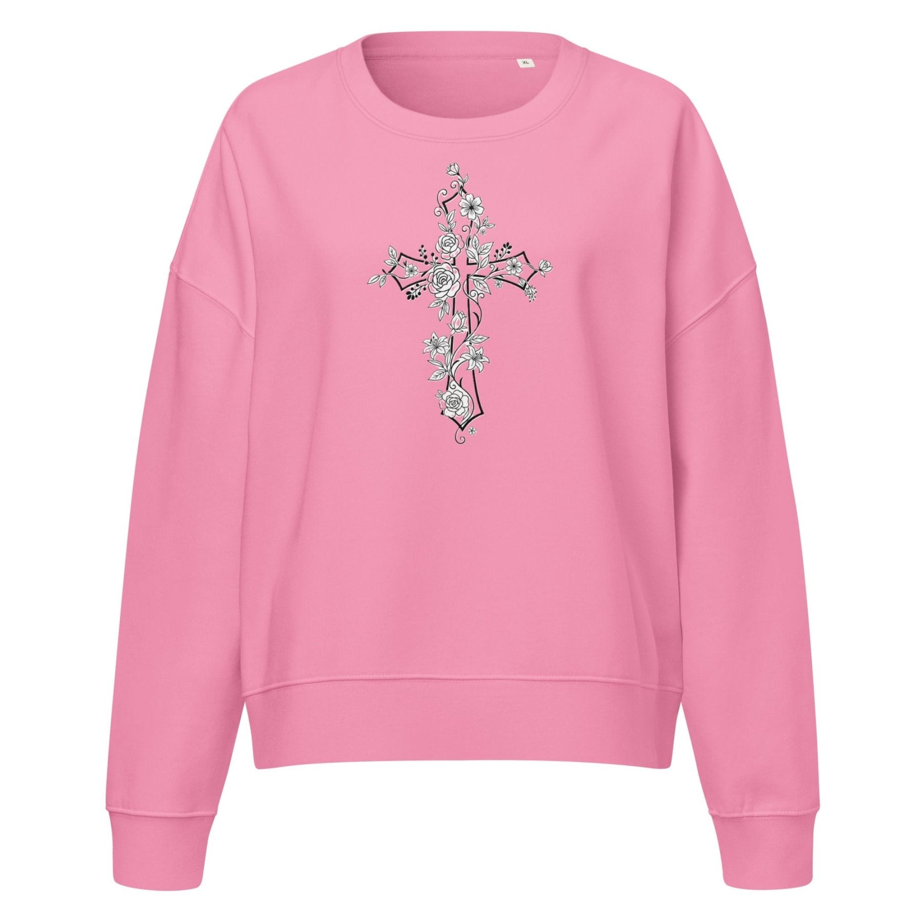 VGF Women’s organic crew neck sweatshirt - Vital glow fit
