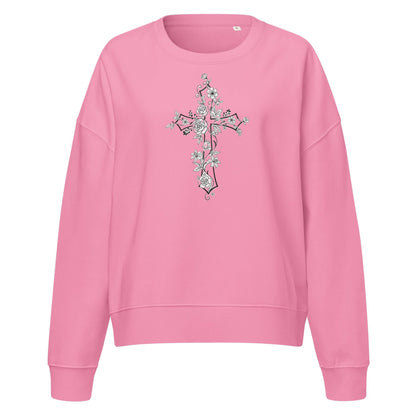 VGF Women’s organic crew neck sweatshirt - Vital glow fit