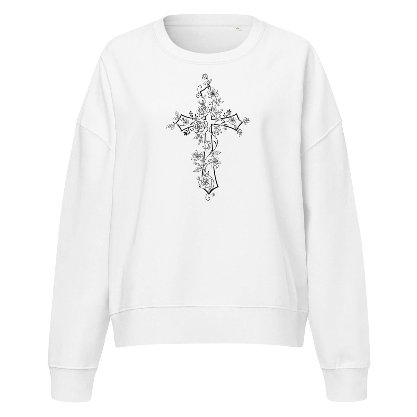 VGF Women’s organic crew neck sweatshirt - Vital glow fit