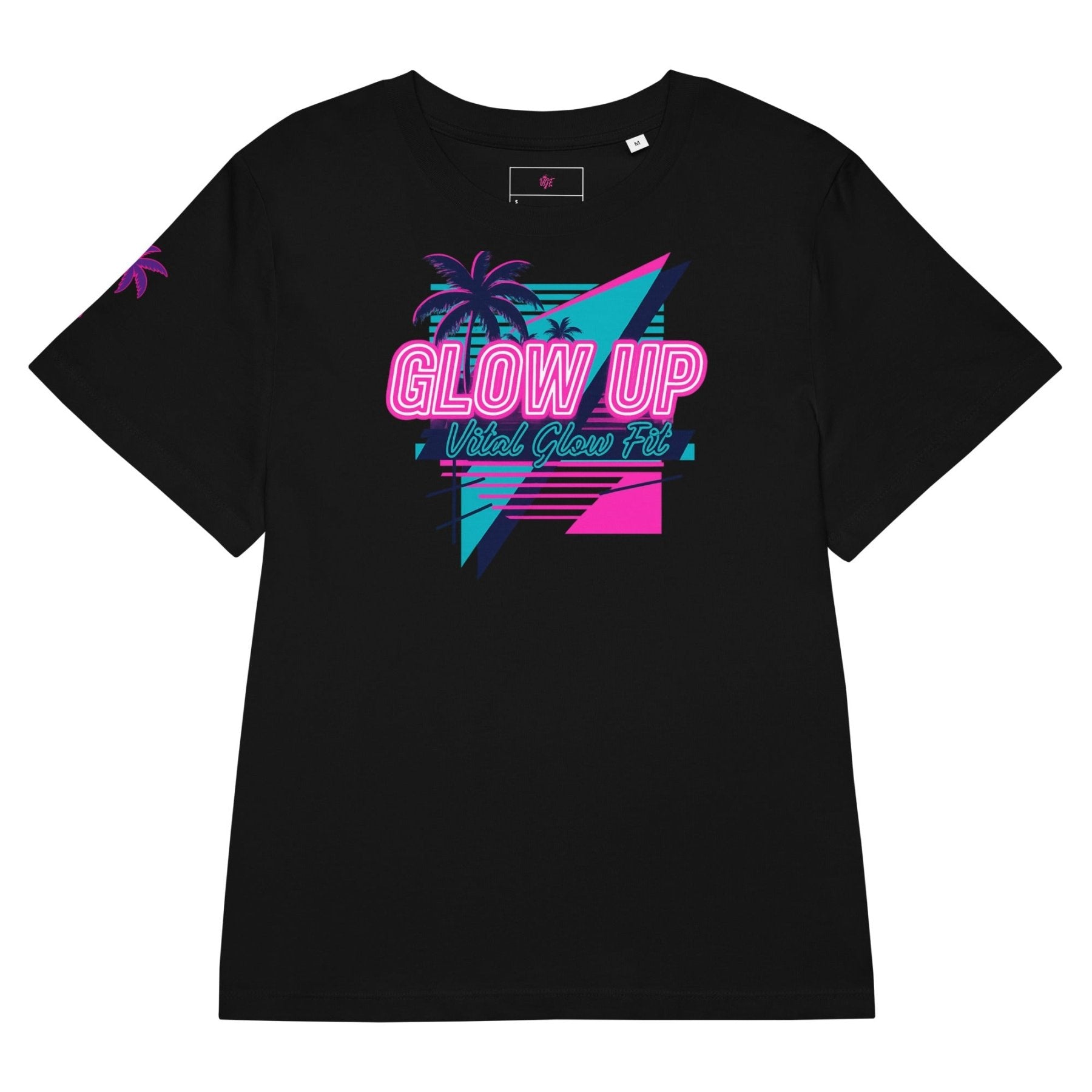 Vital Glow Organic T-Shirt - Women's Premium Athleisure Tee - Vital glow fit