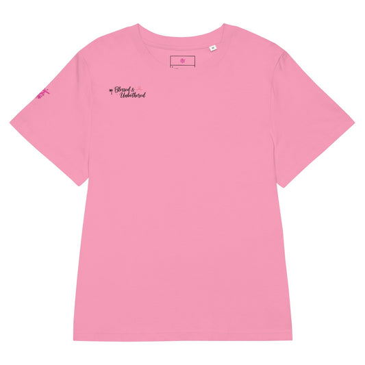 Vgf Blessed Women’s organic ribbed neck t-shirt - Vital glow fit
