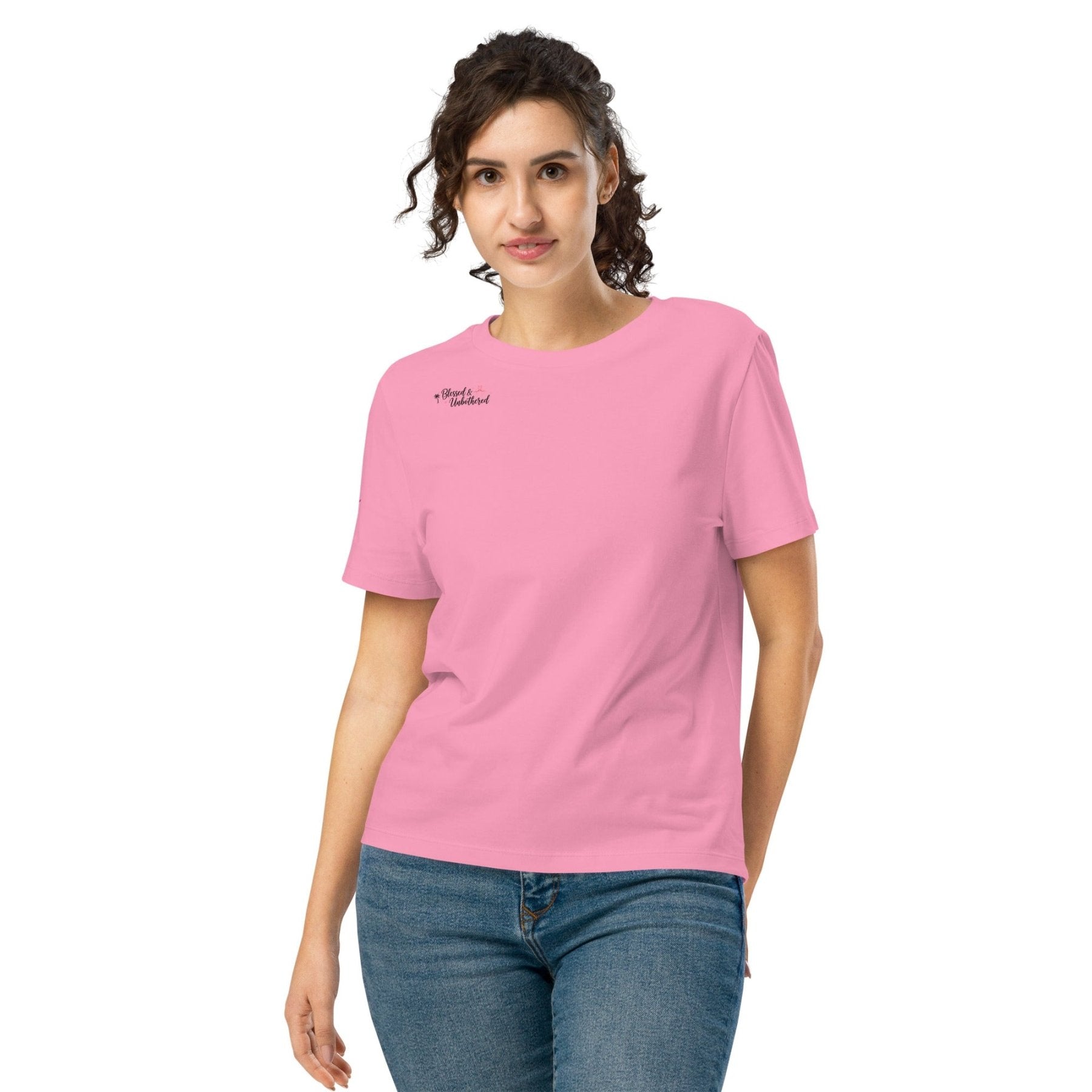 Vgf Blessed Women’s organic ribbed neck t-shirt - Vital glow fit