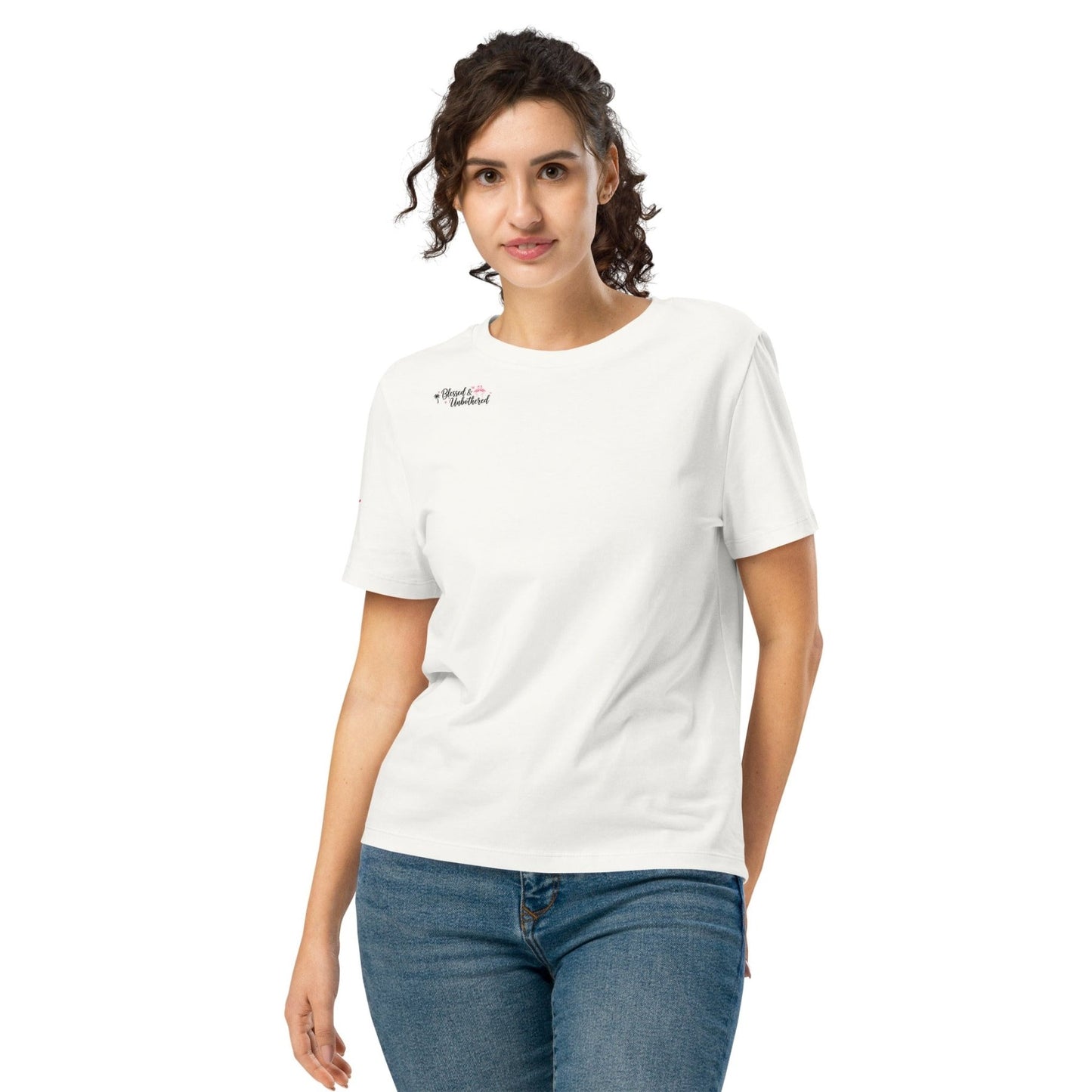 Vgf Blessed Women’s organic ribbed neck t-shirt - Vital glow fit